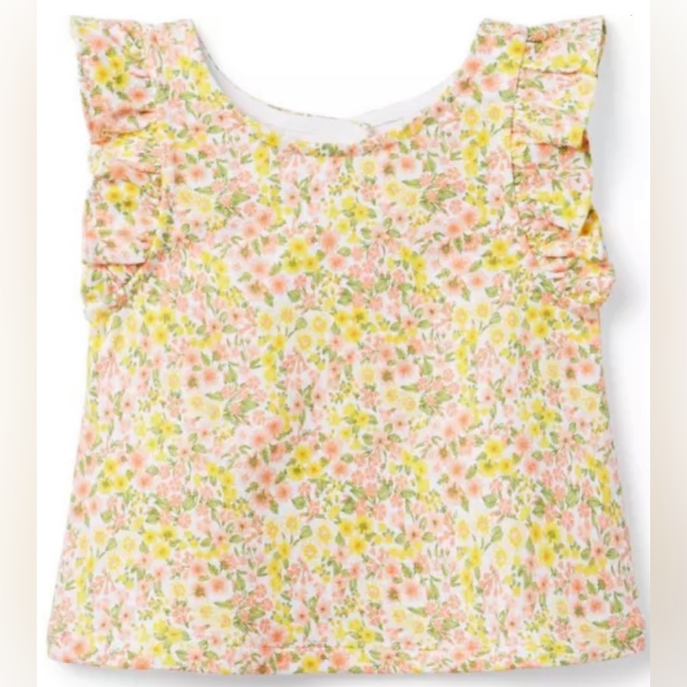 🌻Sale🌻 Janie and Jack Floral Baby Outfit - Picture 2 of 7